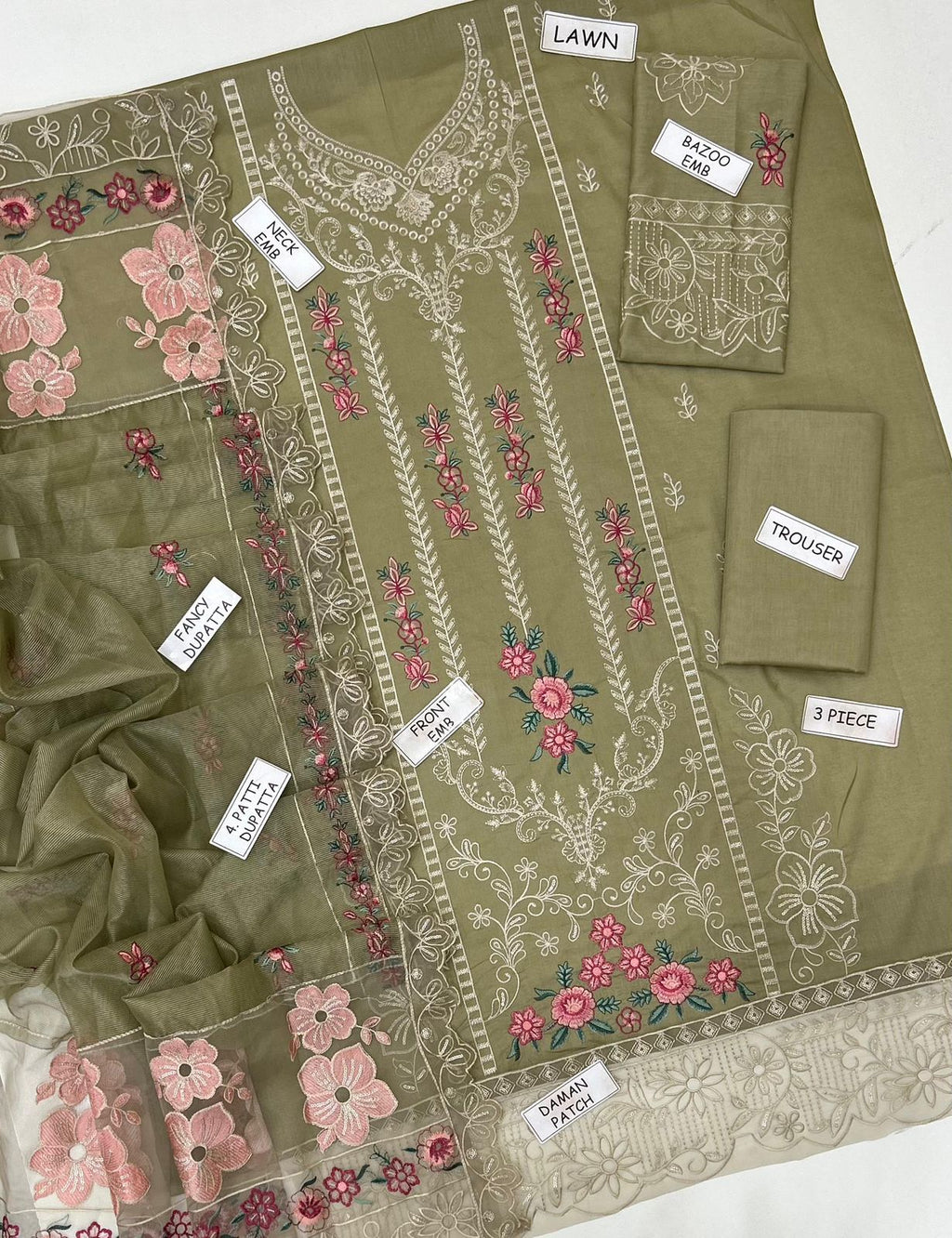 Aneela’s MOST DEMANDING EDITION 03PCS UNSTITCHED SUIT