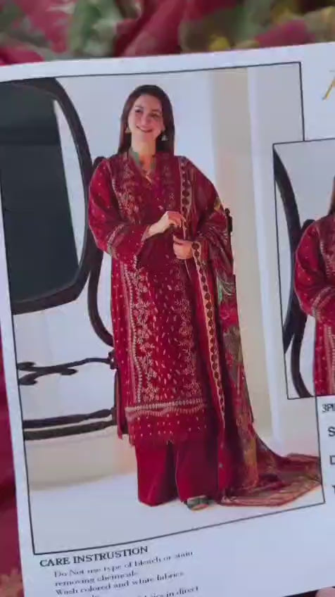 Royale Embroidered 3-Piece Suit